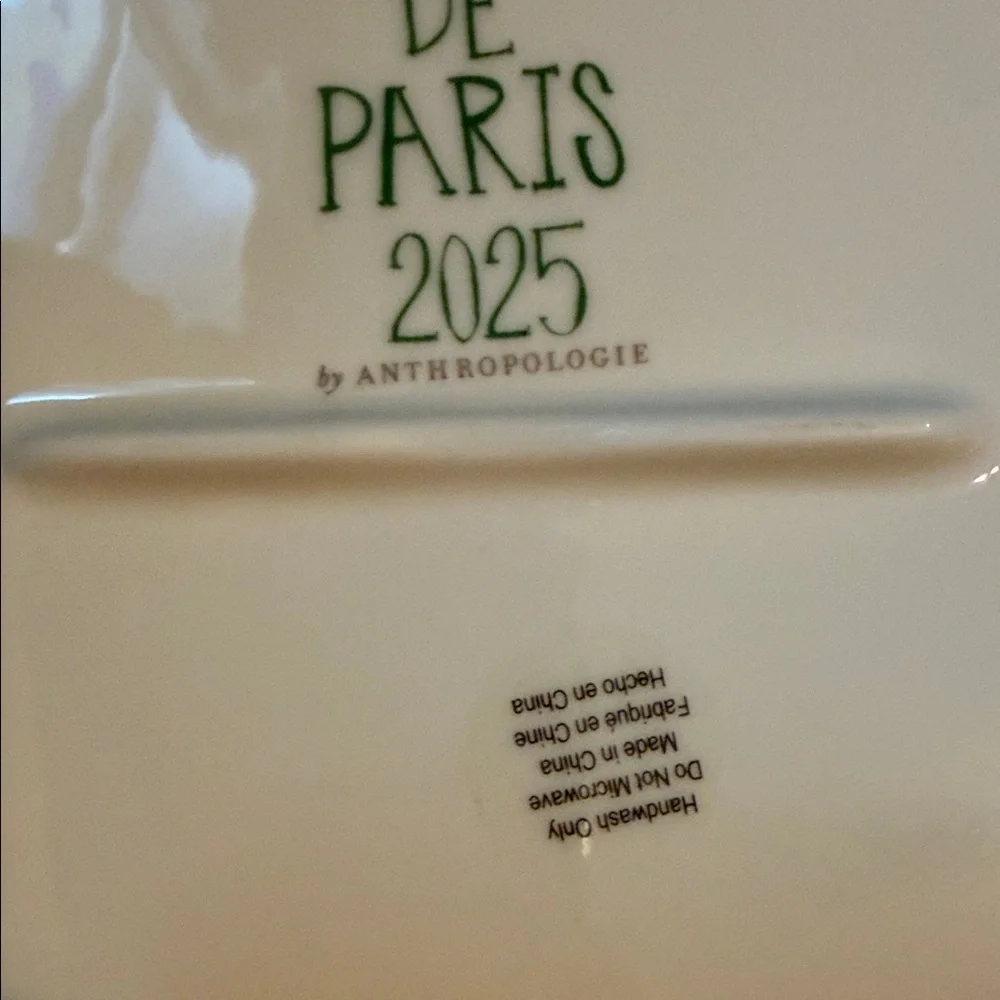 Paris Holiday in the City Stoneware Platter by Anthropologie - Picture 3 of 6